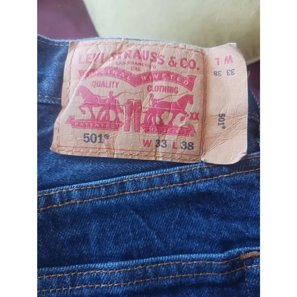 Vintage big E Levi's 501 button fly